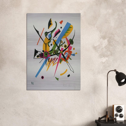 SMALL WORLDS 1922 - Wassily Kandinsky Brushed Aluminum Print - 70x100 cm / 28x40 inches | Wassily Kandinsky Aluminum Print | Wassily Kandinsky Prints
