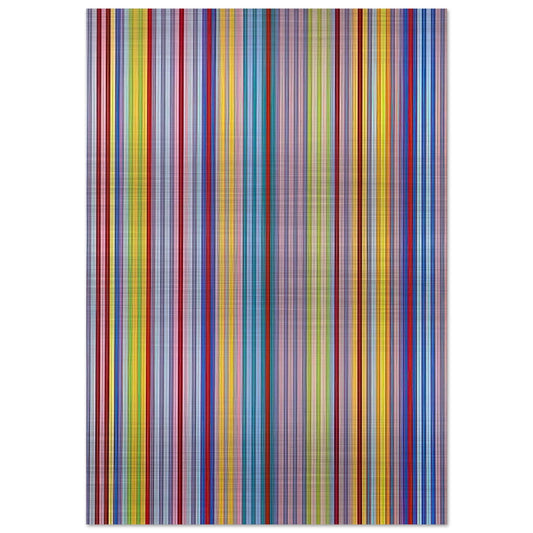 Battle for Grownups - 1970 - Gene Davis Brushed Aluminum Print - 70x100 cm / 28x40 inches | Gene Davis Aluminum Print | Gene Davis Prints