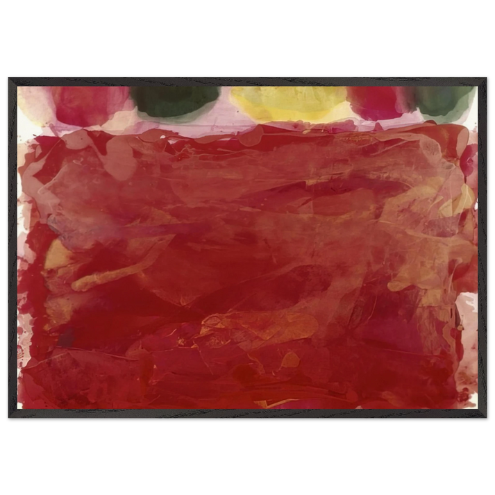 Parade - 1974 - Albert Irvin 70x100 cm / 28x40 inches Framed Art Print – Black Wooden Frame