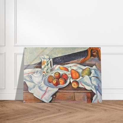 Still Life with Sugar - Paul Cézanne Acrylic Print - 70x100 cm / 28x40″ inches