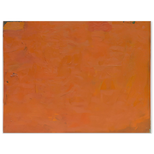 Robert Ryman - Untitled Orange Painting Fine Art Poster - Default Title