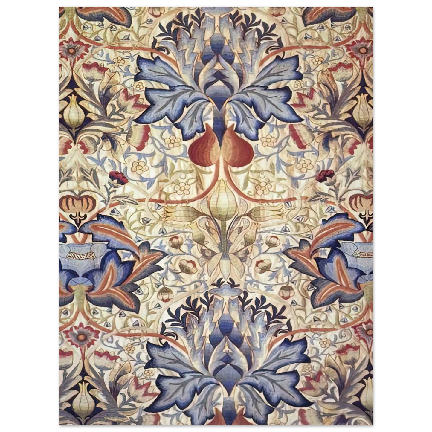 William Morris - ACANTHUS EMBROIDERED PANEL 1890 Fine Art Poster - 13x18 cm / 5x7 inches