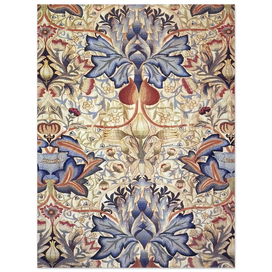 William Morris - ACANTHUS EMBROIDERED PANEL 1890 Fine Art Poster - 13x18 cm / 5x7 inches