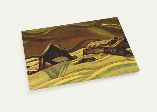 Grey Day, Laurentians - 1928 By A.Y. Jackson Pack of 10 Post Cards | A.Y. Jackson Post Cards | A6 (10.5 x 14.8 cm) - 4.1 x 5.8 inches