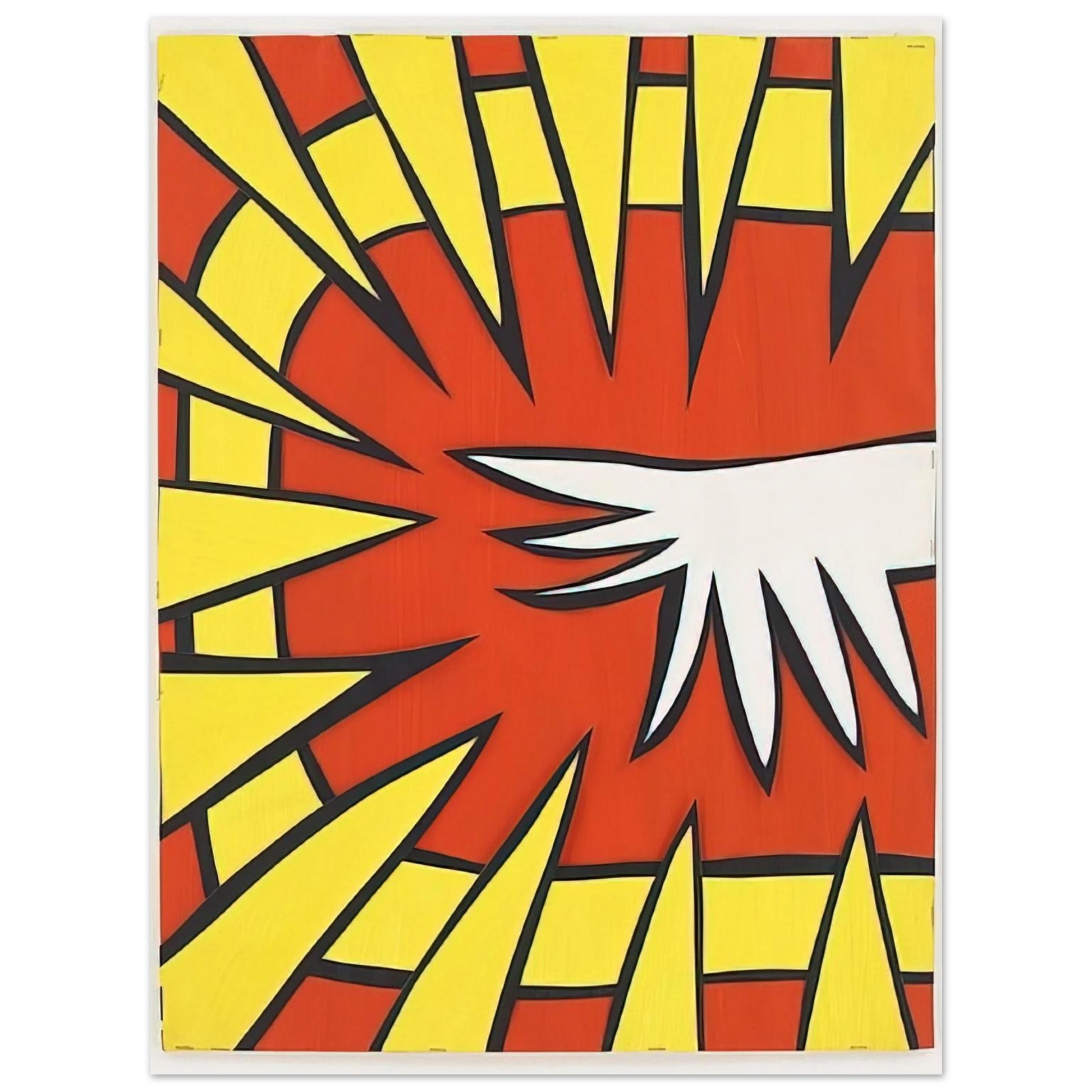 Nicholas Krushenick - Untitled - 1963 Fine Art Poster - Default Title