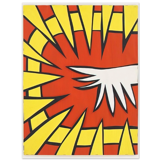 Nicholas Krushenick - Untitled - 1963 Fine Art Poster - Default Title