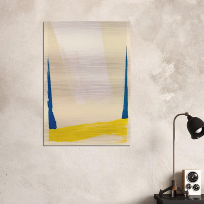 White Portal - 1967 - Helen Frankenthaler Brushed Aluminum Print - 70x100 cm / 28x40 inches | Helen Frankenthaler Aluminum Print | Helen Frankenthaler Prints