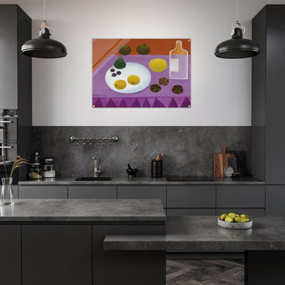 Fruit - 2009 - Mary Fedden Acrylic Print - 70x100 cm / 28x40″ inches | Mary Fedden Wall Art | Mary Fedden Prints