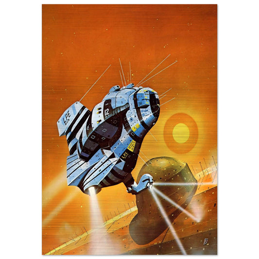 Chris Foss - Chris Foss Brushed Aluminum Print - 70x100 cm / 28x40 inches | Chris Foss Aluminum Print | Chris Foss Prints