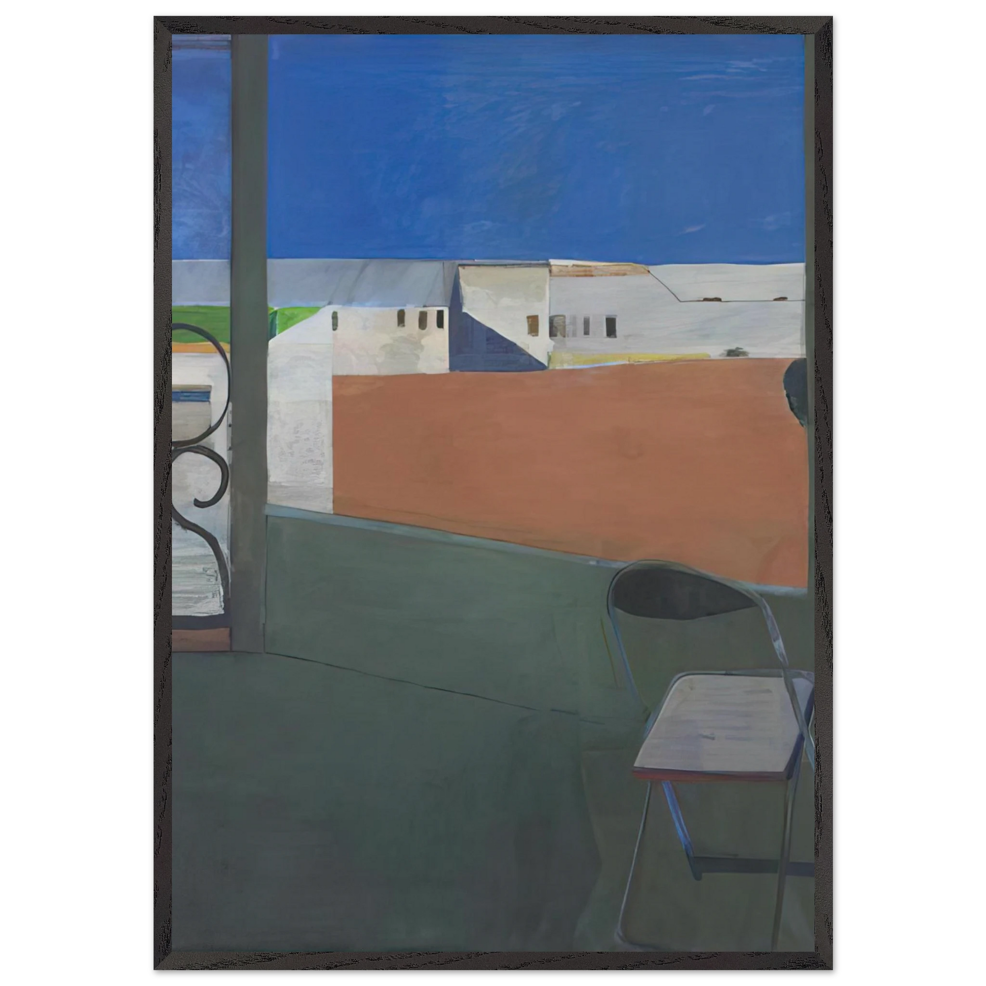 Window - Richard Diebenkorn Framed Art Print – Black Wooden Frame - Default Title - -Framed Art Print
