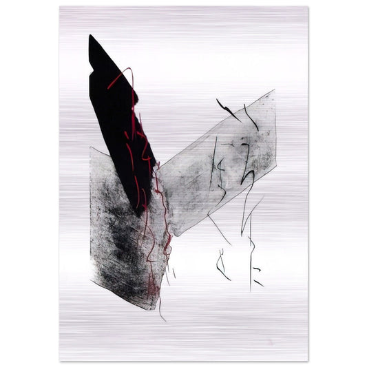 Katachi - Abstract Expressionism - Toko Shinoda Brushed Aluminum Print - 70x100 cm / 28x40 inches | Toko Shinoda Aluminum Print | Toko Shinoda Prints