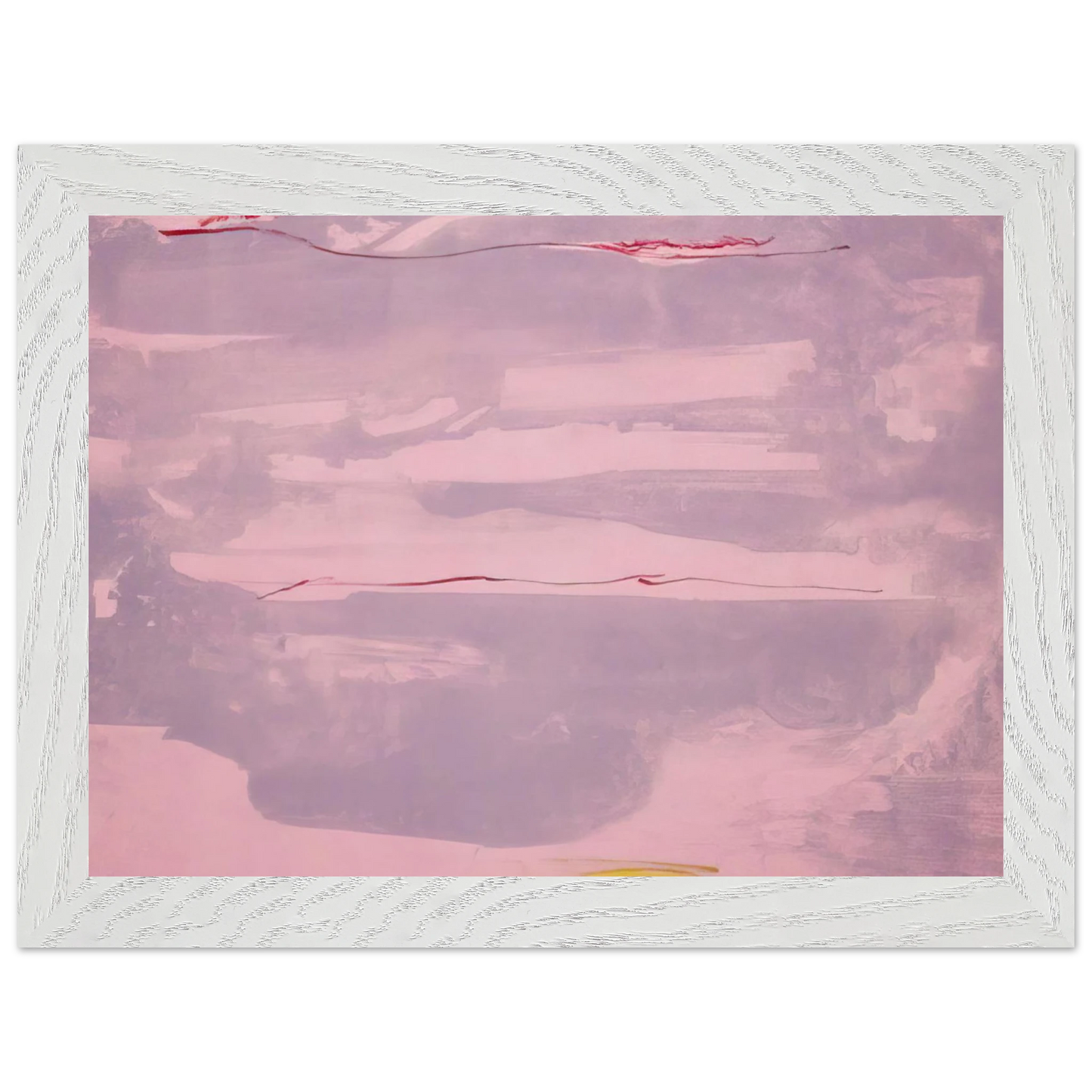 Helen Frankenthaler - Dream Walk - 1977 Wall art - 30x40 cm / 12x16 inches - Premium Wooden Framed Poster With Fine Art Paper - White frame