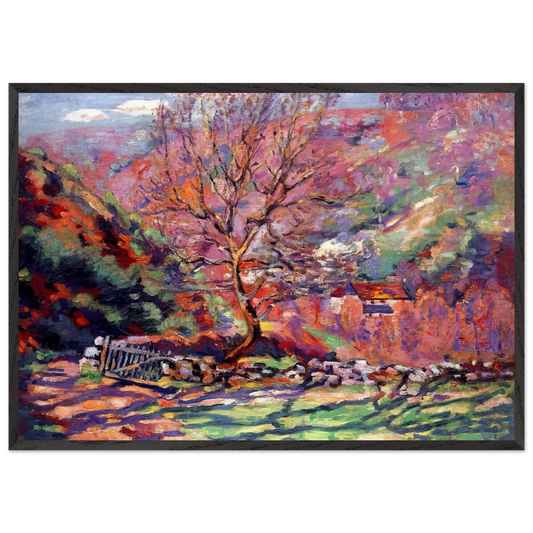 Crozant solitude - 1915 - Armand Guillaumin Framed Art Print – Black Wooden Frame - Default Title - -Framed Art Print