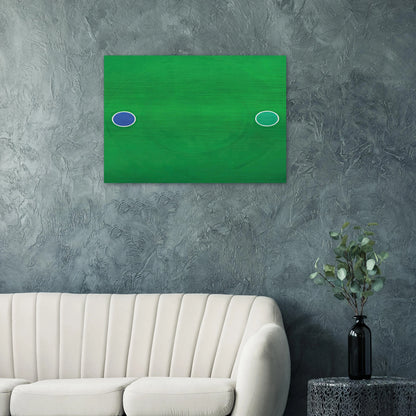 Green Melt - 1966 - Thomas Downing Brushed Aluminum Print - 70x100 cm / 28x40 inches | Thomas Downing Aluminum Print | Thomas Downing Prints