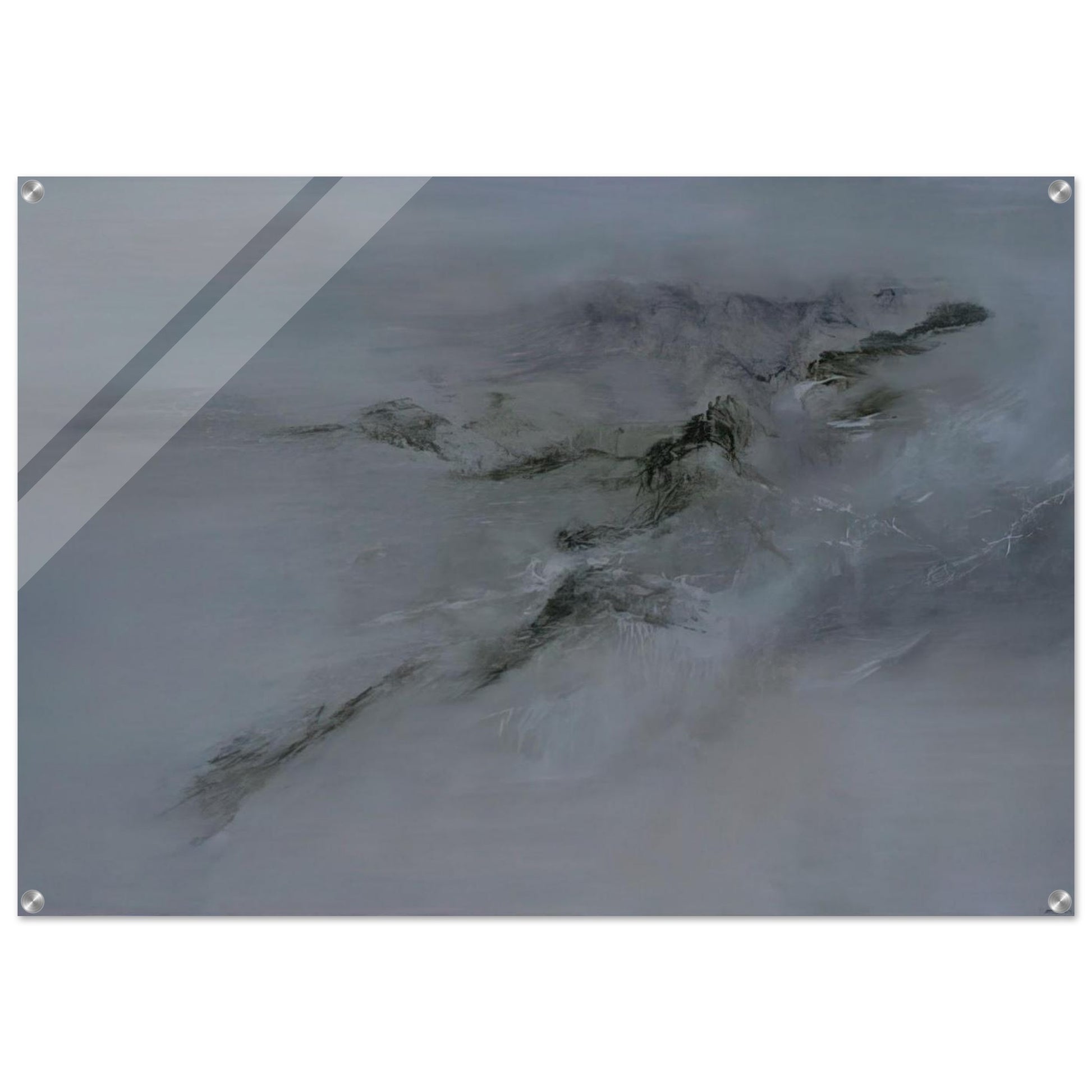 28 10 2001 2001 - Zao Wou-Ki Acrylic Print - 70x100 cm / 28x40″ inches | Zao Wou-Ki Wall Art | Zao Wou-Ki Prints