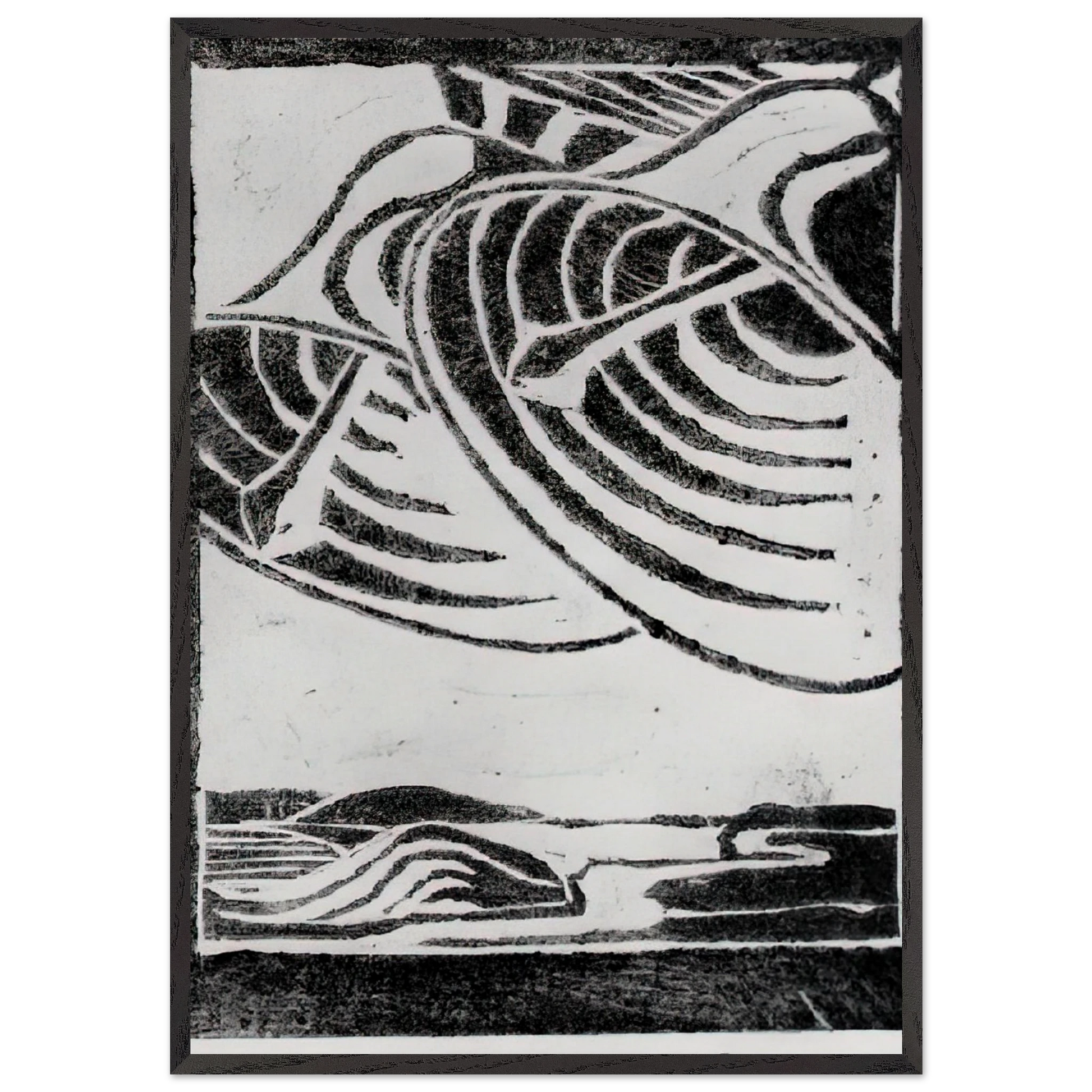 ESCHER 3 - MC Escher Framed Art Print – Black Wooden Frame - Default Title - -Framed Art Print