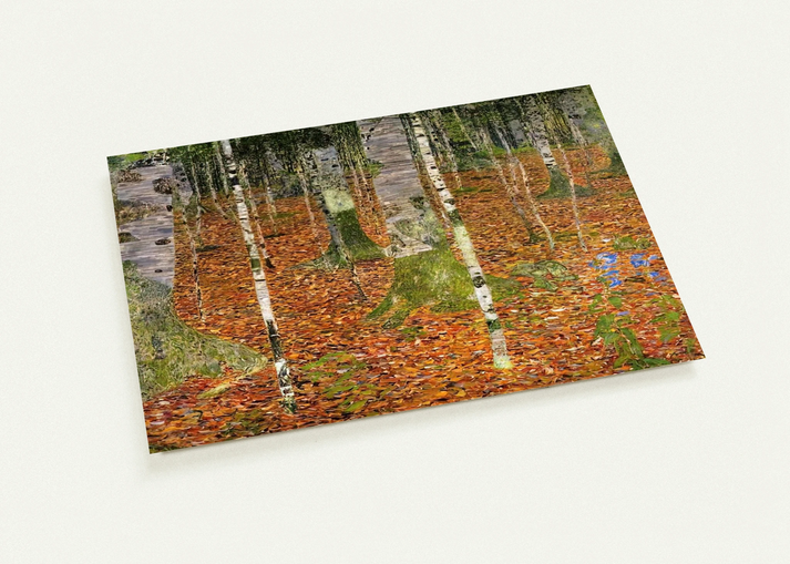 FARMHOUSE WITH BIRCH TREES 1903 By Gustav Klimt Pack of 10 Post Cards | Gustav Klimt Post Cards | A6 (10.5 x 14.8 cm) - 4.1 x 5.8 inches