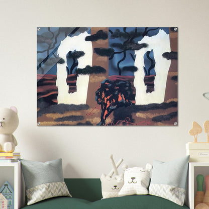 A TASTE OF THE INVISIBLE 1927 - Rene Magritte Acrylic Print - 70x100 cm / 28x40″ inches | Rene Magritte Wall Art | Rene Magritte Prints