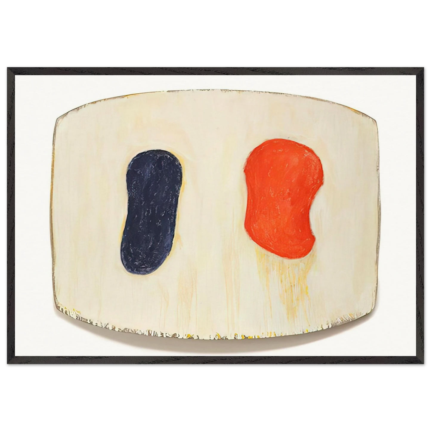 La Piva - 2012 - Ron Gorchov Framed Art Print – Black Wooden Frame - Default Title - -Framed Art Print