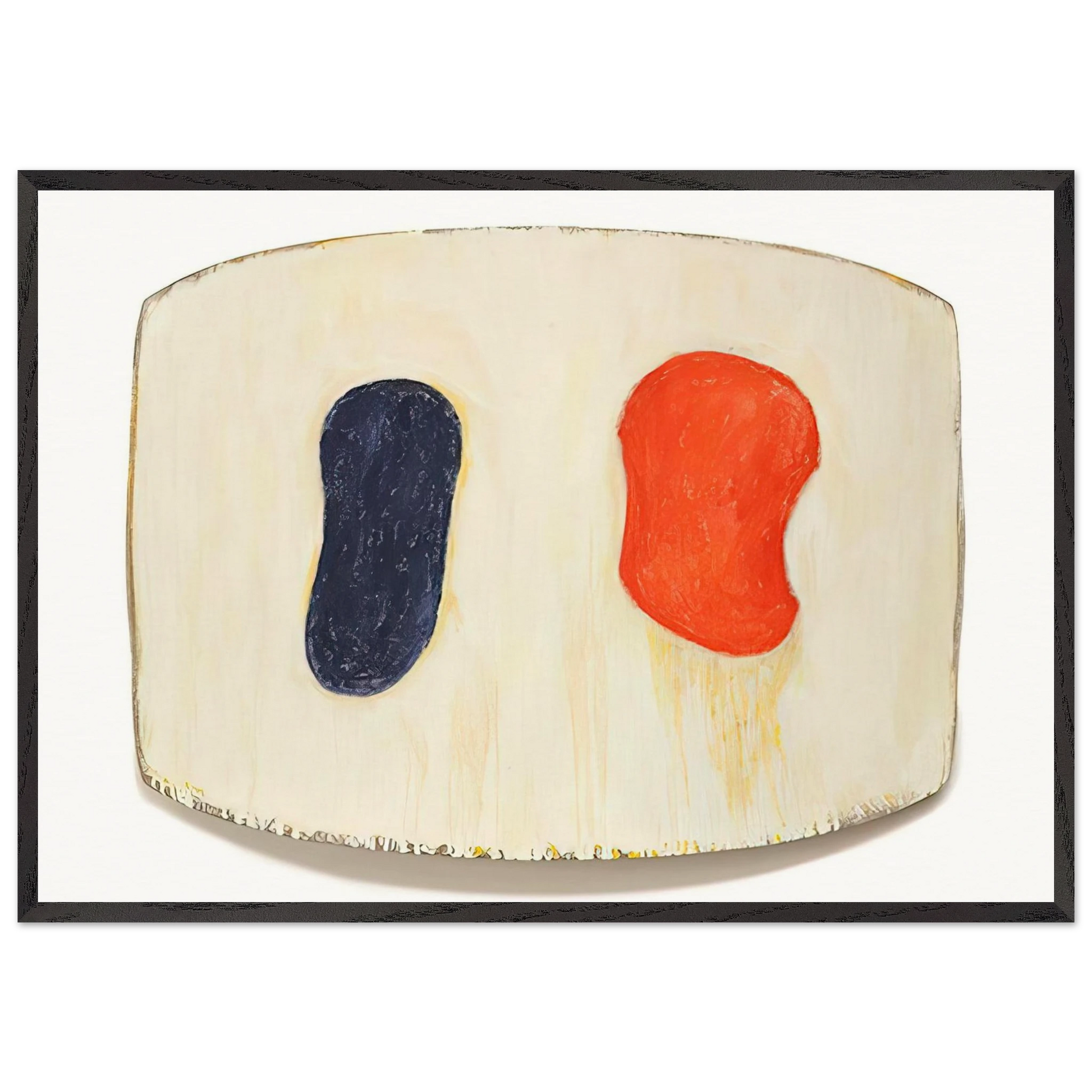 La Piva - 2012 - Ron Gorchov Framed Art Print – Black Wooden Frame - Default Title - -Framed Art Print