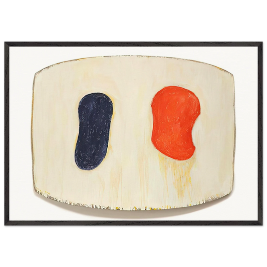 La Piva - 2012 - Ron Gorchov Framed Art Print – Black Wooden Frame - Default Title - -Framed Art Print