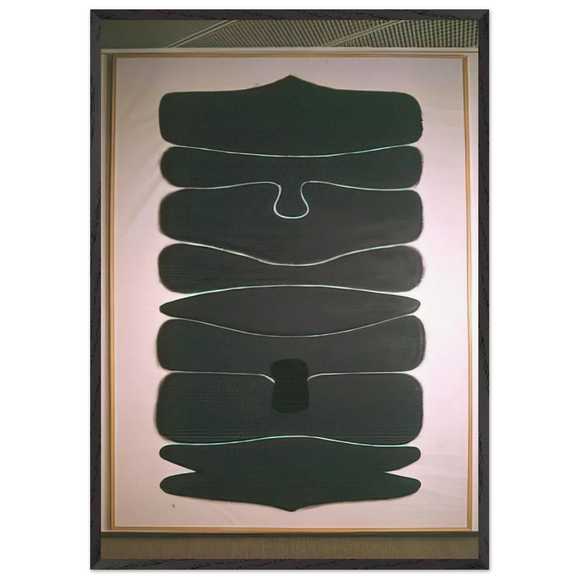 APPOLLO 1 ASCENDING DEVELOPMENT 1969 - Victor Pasmore Framed Art Print – Black Wooden Frame - Default Title - -Framed Art Print