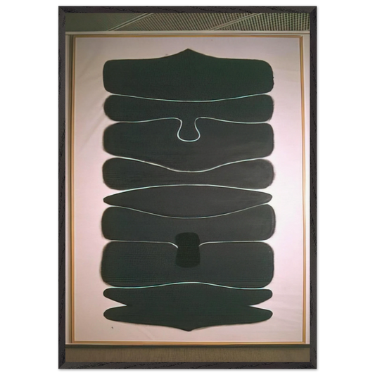 APPOLLO 1 ASCENDING DEVELOPMENT 1969 - Victor Pasmore Framed Art Print – Black Wooden Frame - Default Title - -Framed Art Print