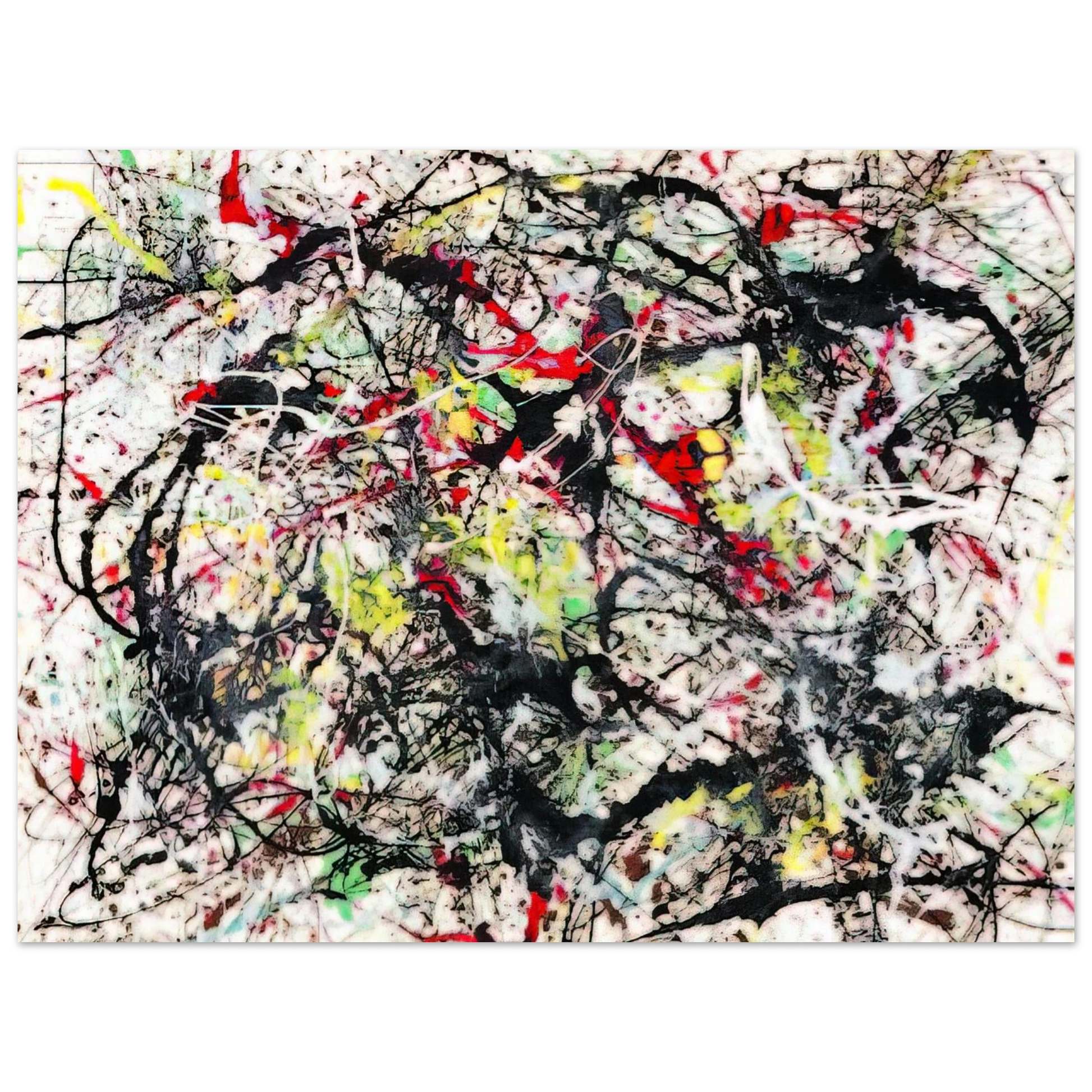 Jackson Pollock - NUMBER 48 1949 Fine Art Poster - Default Title