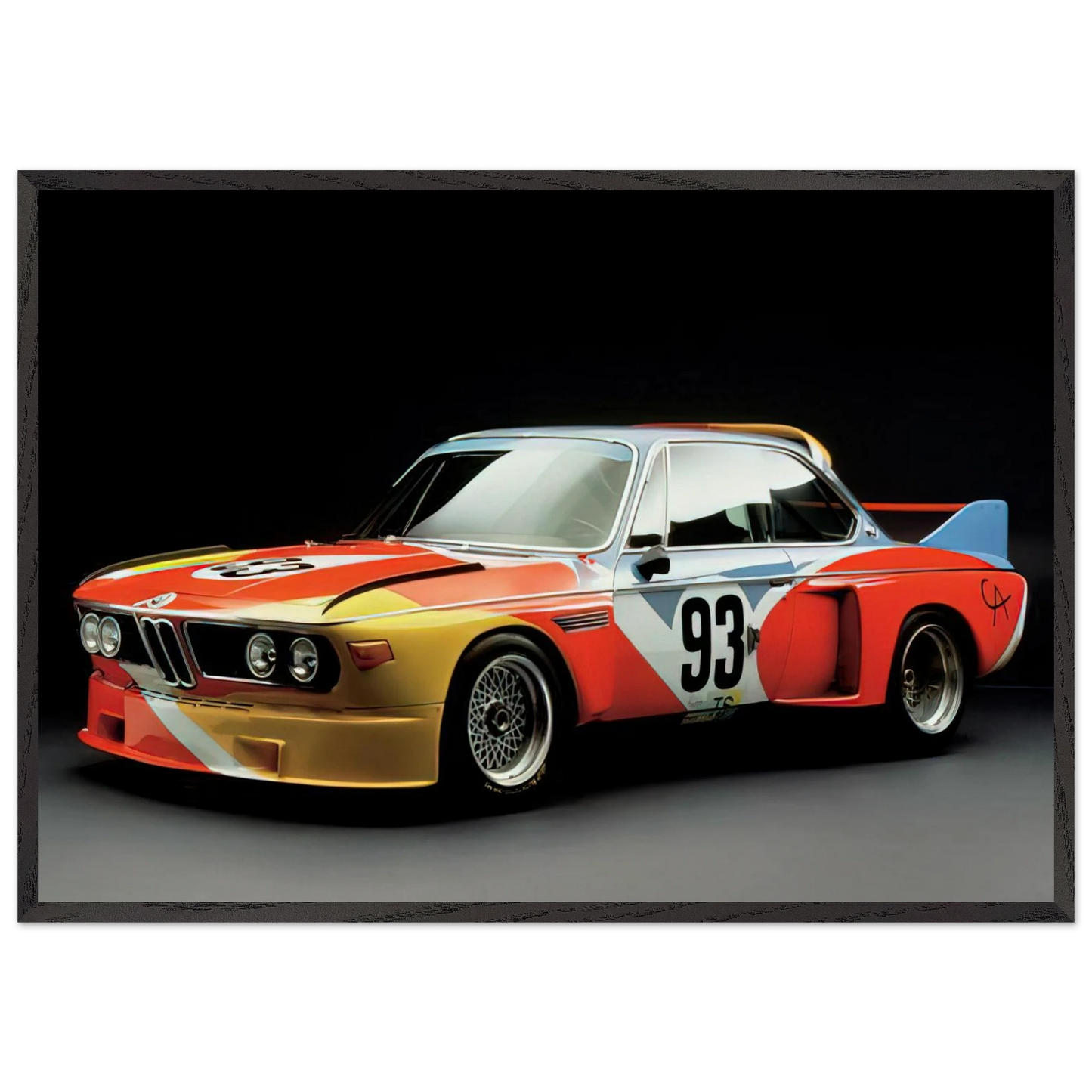 ART CAR 1975 - Alexander Calder Framed Art Print – Black Wooden Frame - Default Title - -Framed Art Print