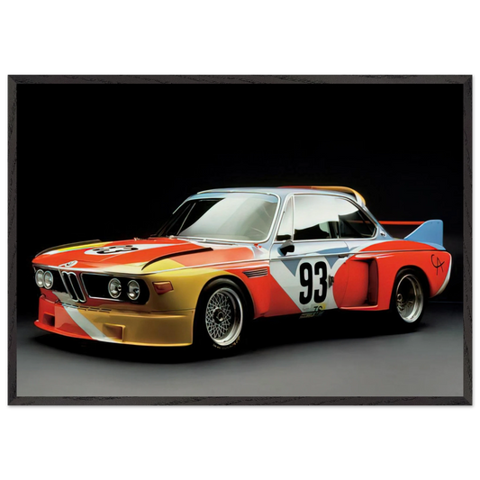 ART CAR 1975 - Alexander Calder Framed Art Print – Black Wooden Frame - Default Title - -Framed Art Print