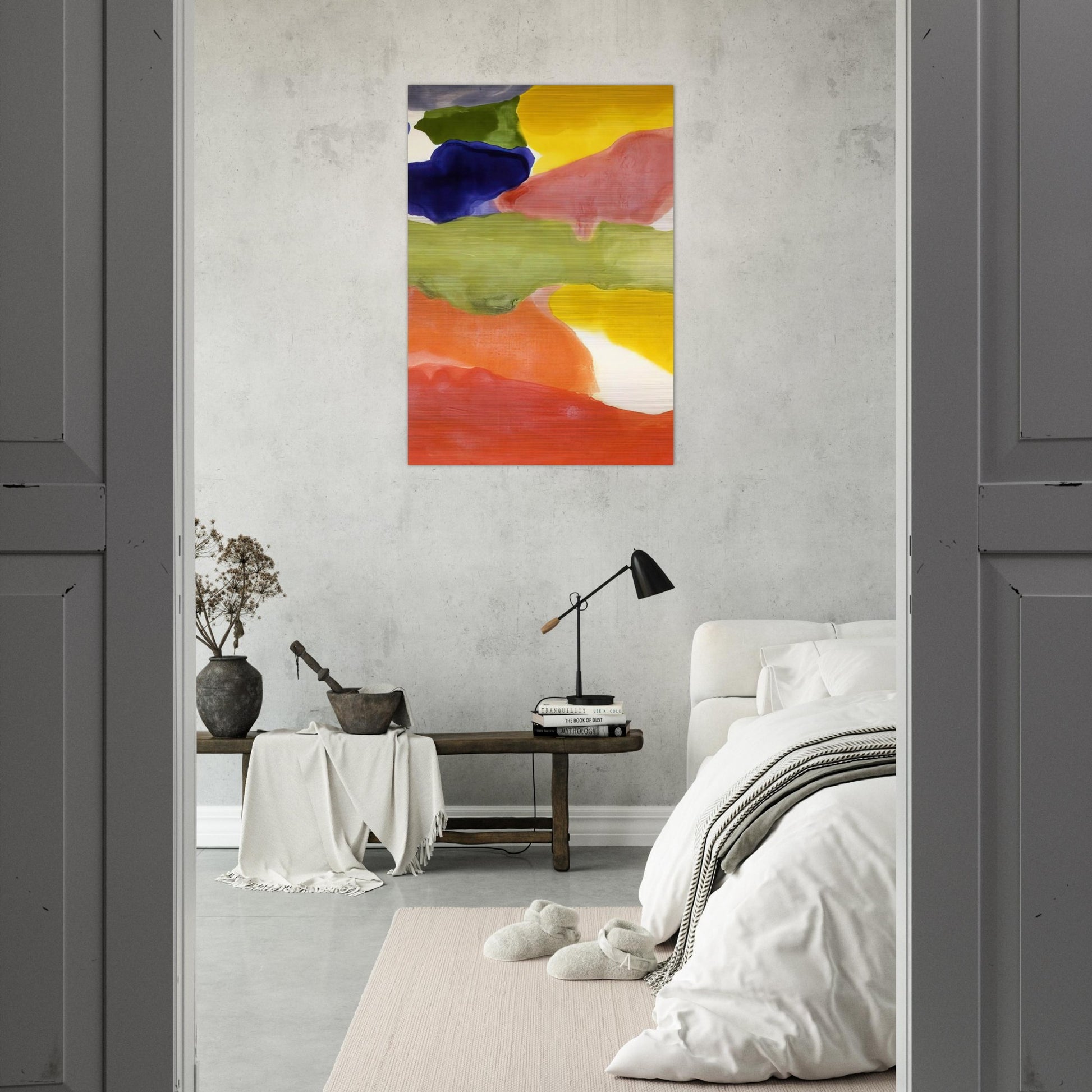 Tutti-Fruitti - 1966 - Helen Frankenthaler Brushed Aluminum Print - 70x100 cm / 28x40 inches | Helen Frankenthaler Aluminum Print | Helen Frankenthaler Prints