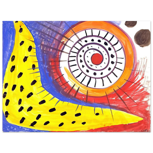 Alexander Calder - SPIRAL COMPOSITION 1970 Fine Art Poster - 13x18 cm / 5x7 inches