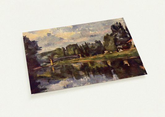 Bridge over the Marne By Paul Cézanne Pack of 10 Post Cards | Paul Cézanne Post Cards | A6 (10.5 x 14.8 cm) - 4.1 x 5.8 inches