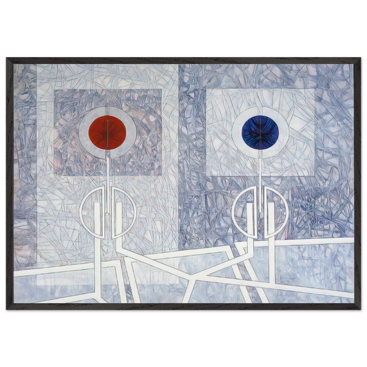 Lumiere - 1968 - Jimmy Ernst Framed Art Print – Black Wooden Frame - Default Title - -Framed Art Print