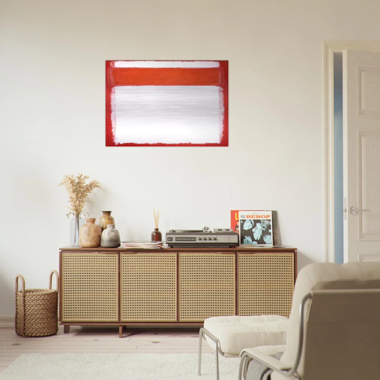 No. 16 - 1957 - Mark Rothko Brushed Aluminum Print - 70x100 cm / 28x40 inches | Mark Rothko Aluminum Print | Mark Rothko Prints