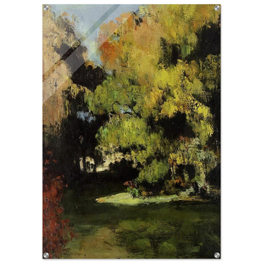 Clearing - Paul Cézanne Acrylic Print - 70x100 cm / 28x40″ inches