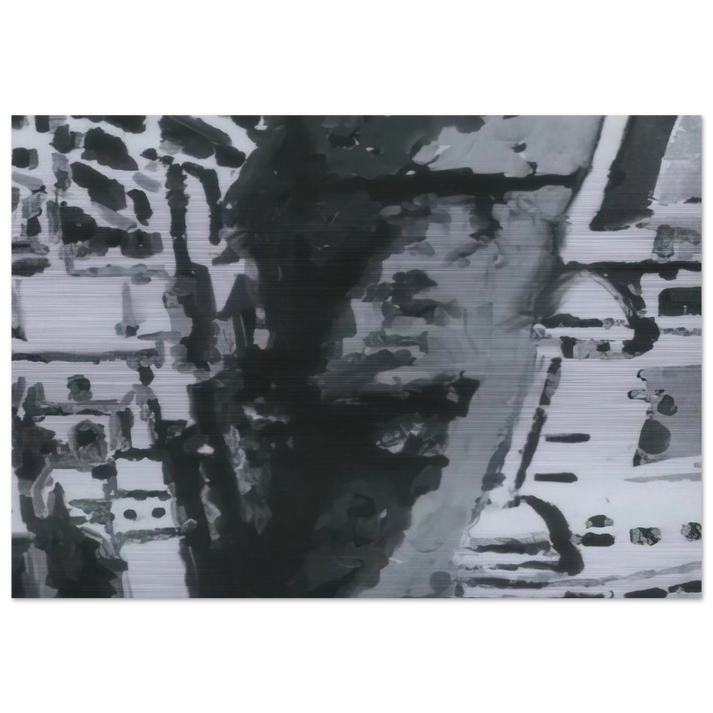 TOWNSCAPE M7 1968 - Gerhard Richter Brushed Aluminum Print - 70x100 cm / 28x40 inches | Gerhard Richter Aluminum Print | Gerhard Richter Prints