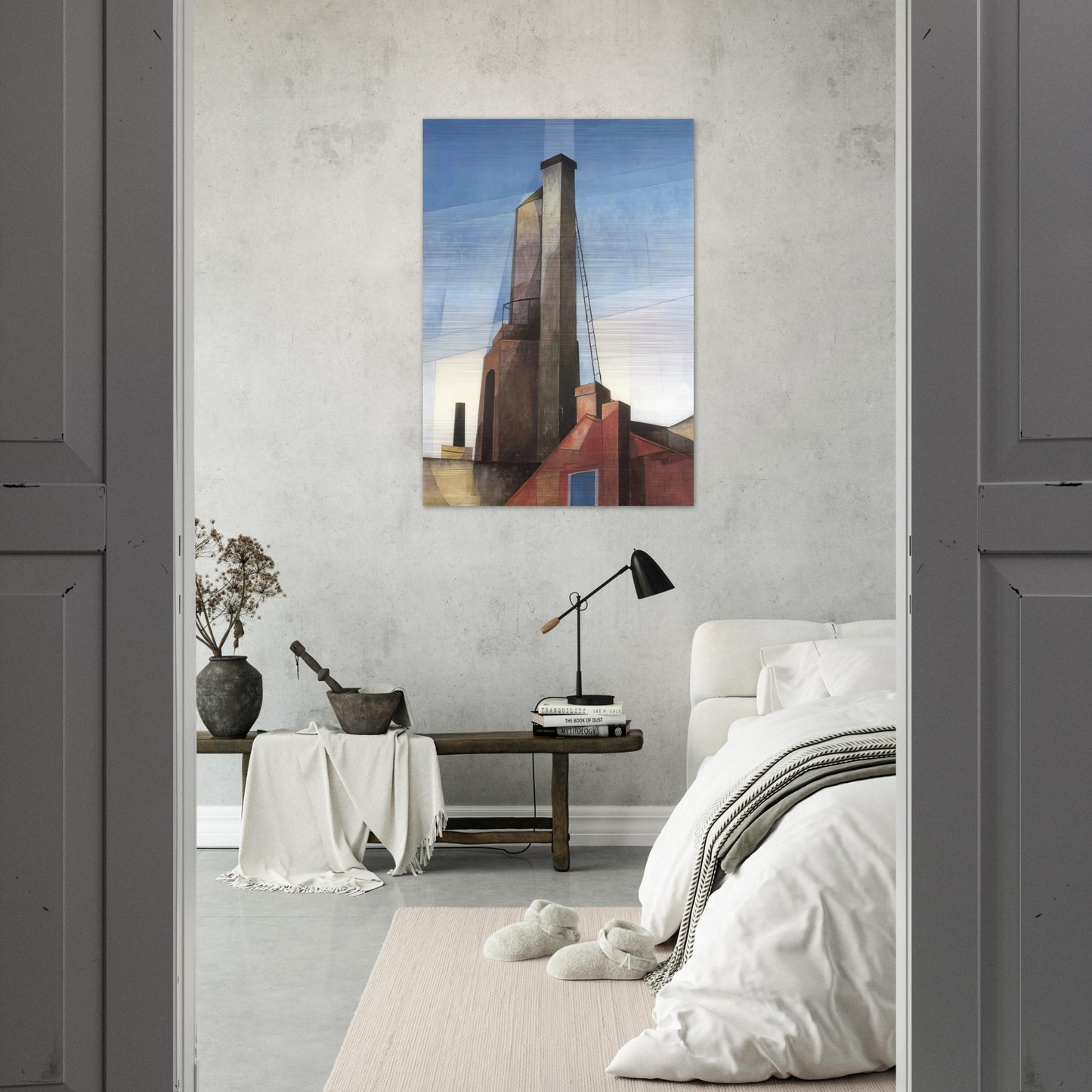 Aucassin and Nicolette - 1921 - Charles Demuth Brushed Aluminum Print - 70x100 cm / 28x40 inches | Charles Demuth Aluminum Print | Charles Demuth Prints