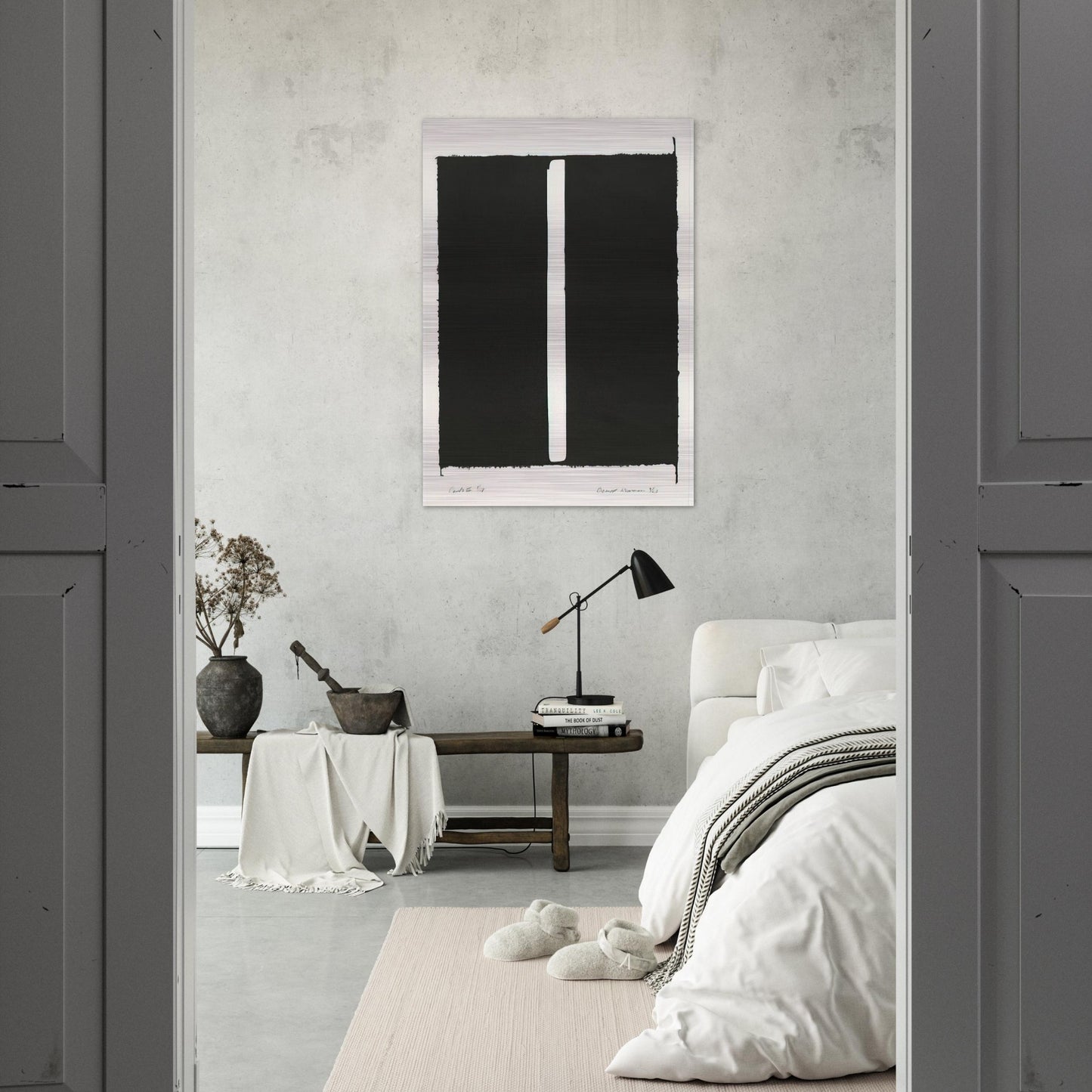 Canto III - Barnett Newman Brushed Aluminum Print - 70x100 cm / 28x40 inches | Barnett Newman Aluminum Print | Barnett Newman Prints