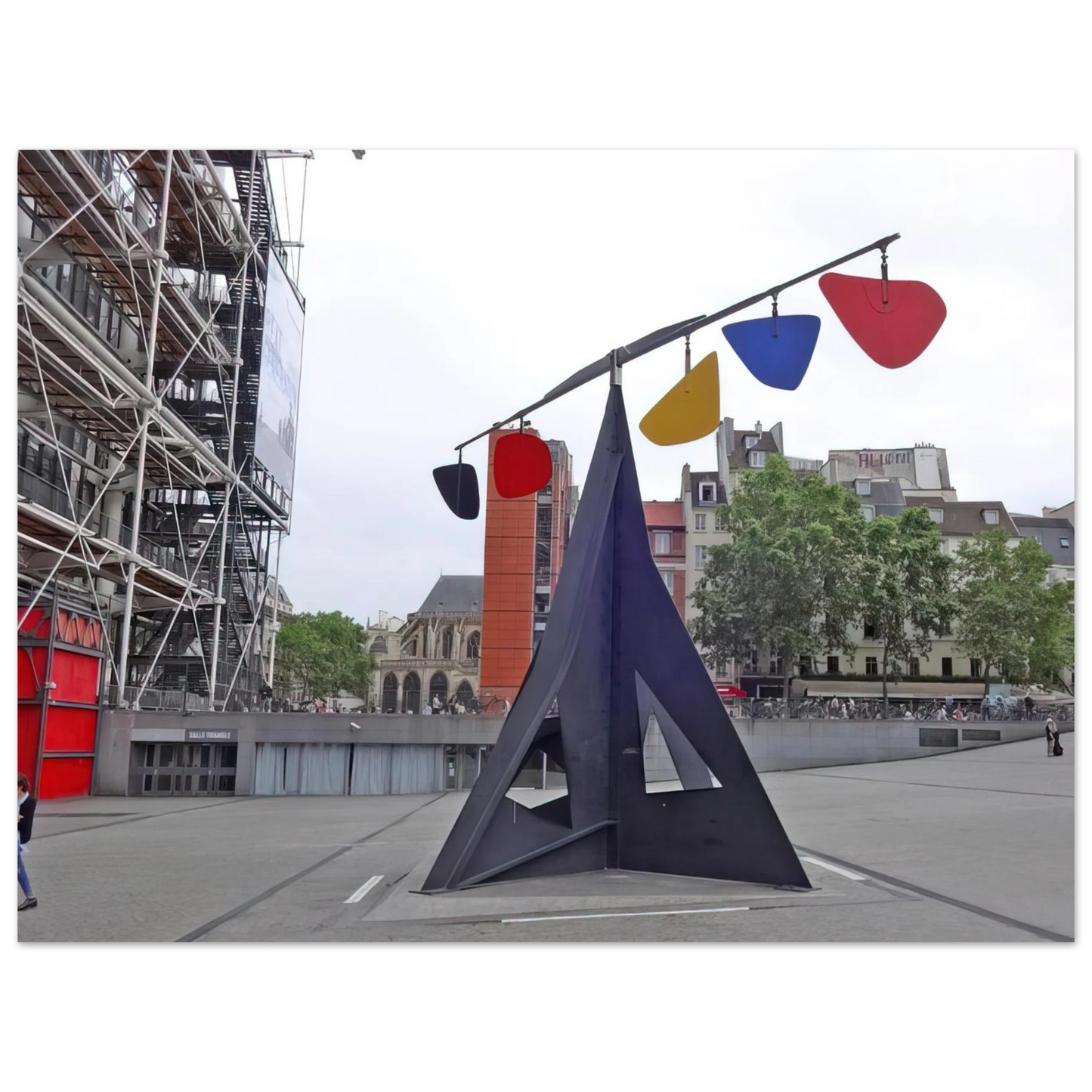 Alexander Calder - HORIZONTAL 1974 Fine Art Poster - 13x18 cm / 5x7 inches