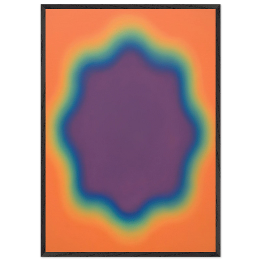 M-39 - 1969 - Wojciech Fangor Framed Art Print – Black Wooden Frame - Default Title - -Framed Art Print