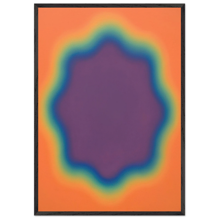 M-39 - 1969 - Wojciech Fangor 70x100 cm / 28x40 inches Framed Art Print – Black Wooden Frame