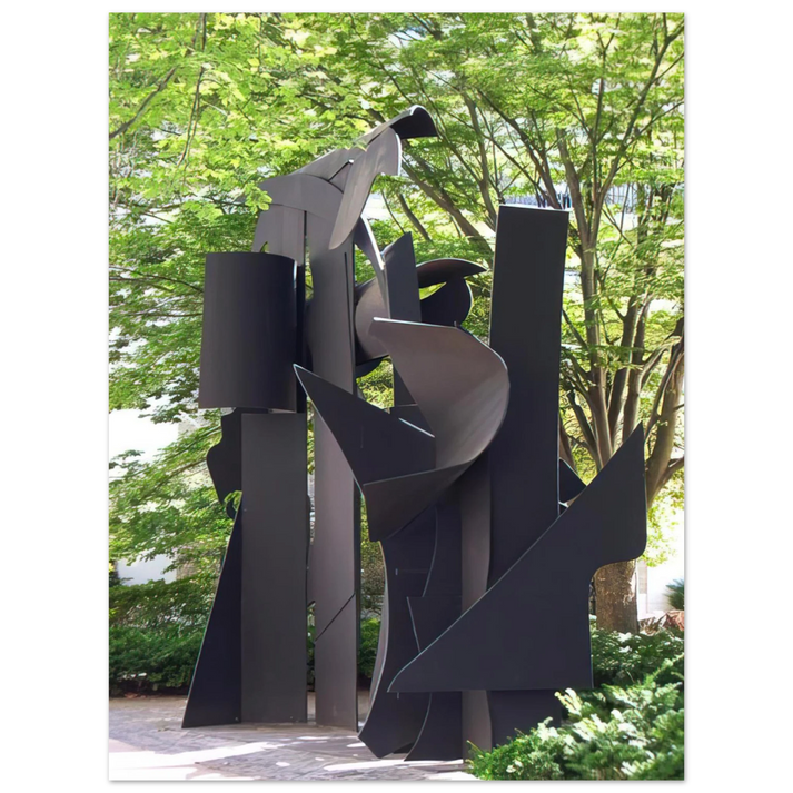 Louise Nevelson - TRANSPARENT HORIZON 1975  75x100 cm / 30x40inches Fine Art Poster