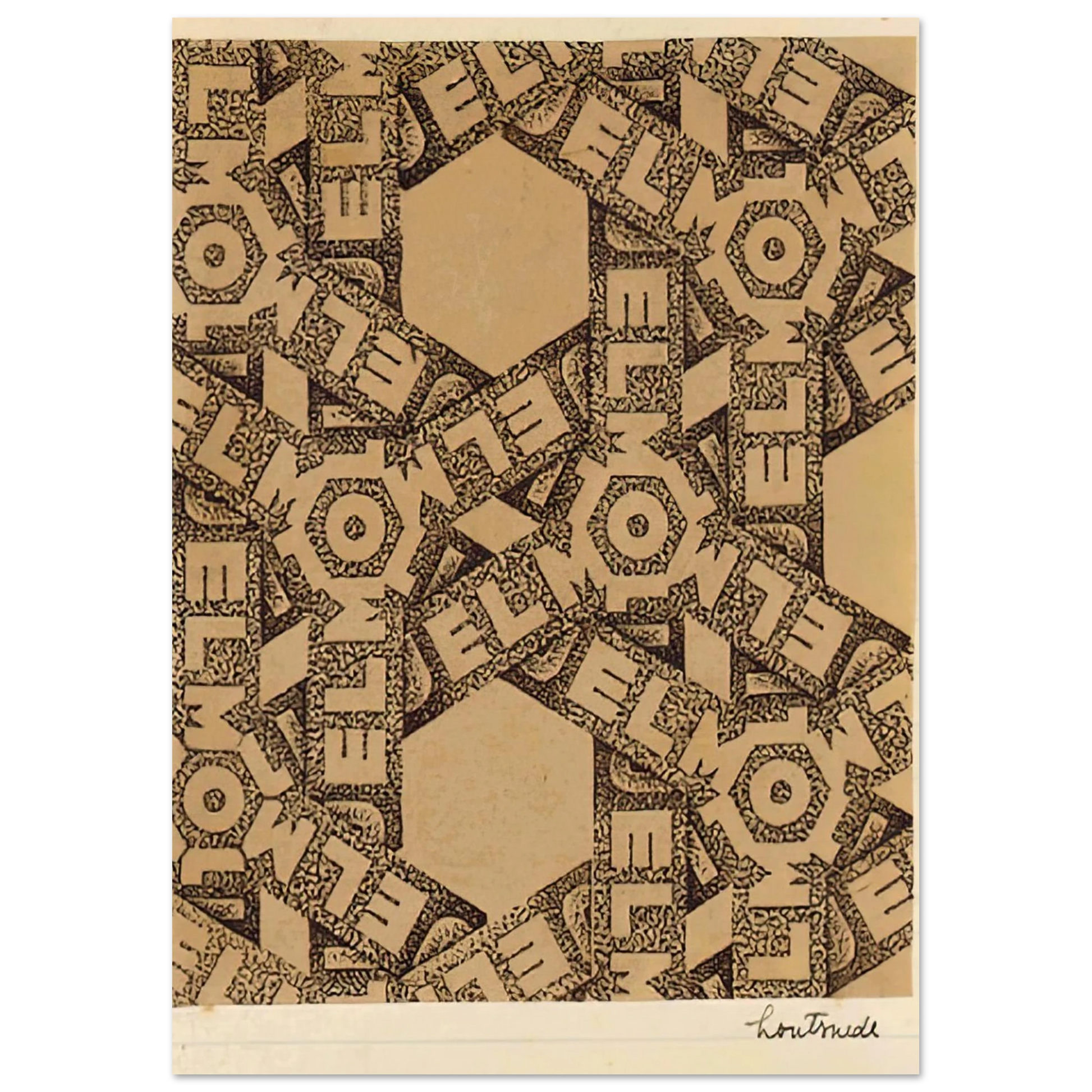 MC Escher - ESCHER (21) Wall Art - 60x80 cm / 24x32 inches - Premium Wooden Framed Poster With Fine Art Paper - White frame