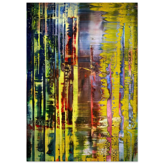 ABSTRACT PAINTING 780 1 - Gerhard Richter Brushed Aluminum Print - 70x100 cm / 28x40 inches | Gerhard Richter Aluminum Print | Gerhard Richter Prints