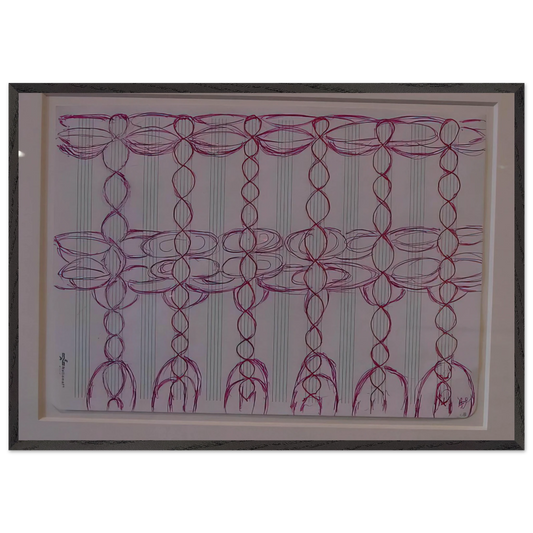 CHANGE THE DIRECTION OF THE MUSIC STAFF - Louise Bourgeois Framed Art Print – Black Wooden Frame - Default Title - -Framed Art Print