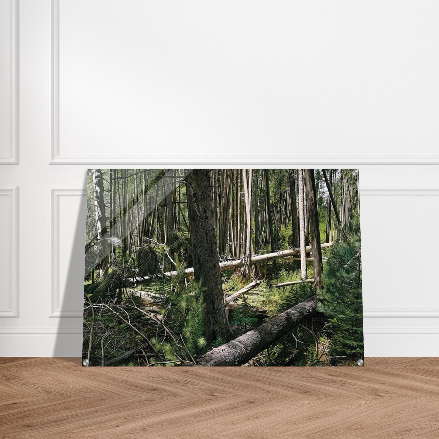 NEAR HUNTERS BEACH ACADIA NATIONAL PARK 2008 - Richard Estes Acrylic Print - 70x100 cm / 28x40″ inches | Richard Estes Wall Art | Richard Estes Prints