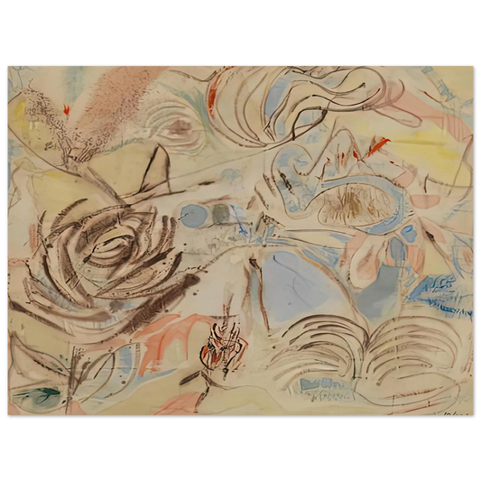Helen Frankenthaler - 10 29 52, 1952- Wall Art - 21x29.7 cm / 8x12" - Fine Art Poster - -