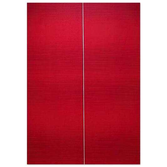 Be I - Barnett Newman Brushed Aluminum Print - 70x100 cm / 28x40 inches | Barnett Newman Aluminum Print | Barnett Newman Prints