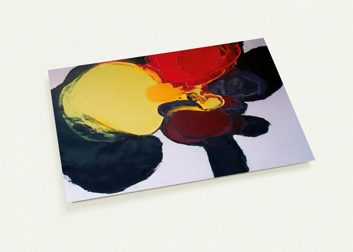 COMPOSITION 1965 By Luis Feito Pack of 10 Post Cards | Luis Feito Post Cards | A6 (10.5 x 14.8 cm) - 4.1 x 5.8 inches